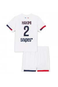 Fotbalové Dres Paris Saint-Germain Achraf Hakimi #2 Dětské Venkovní Oblečení 2025-26 Krátký Rukáv (+ trenýrky)